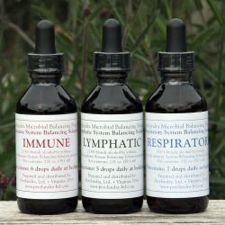 3-Bottle Combo: Immune, Lymphatic & Respiratory
